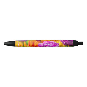 Stylo Noir Tulipes Envoûtantes 12a