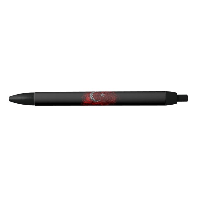 Stylo Noir Turkey flag (Devant)