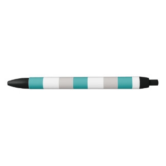 Stylo Noir Turquoise, Argile et Blancs