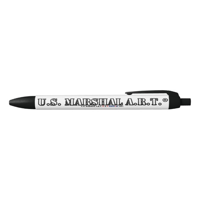 STYLO NOIR U.S. MARSHAL A.R.T. PEN 2021 (Haut)