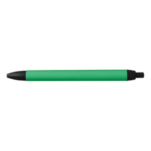 Stylo Noir Un écran vert positionné sur un fond blanc