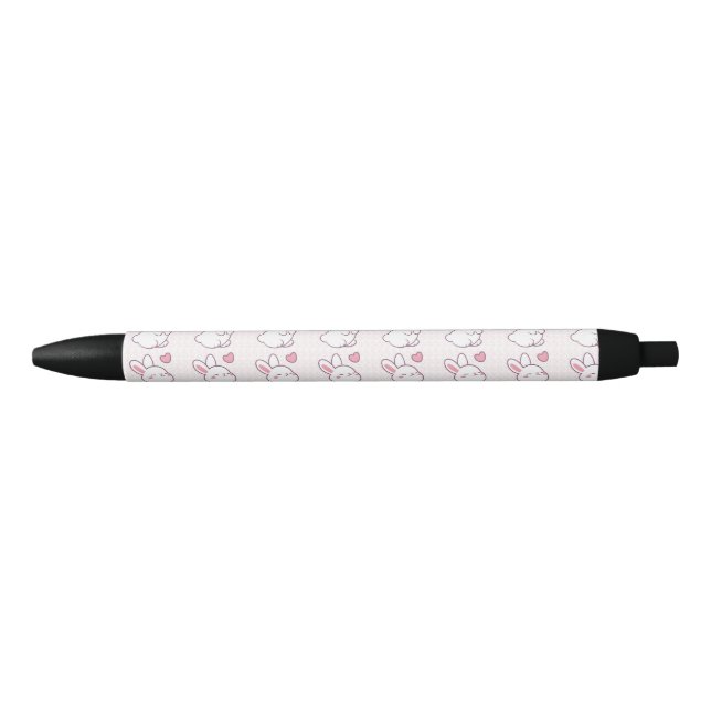 Stylo Noir Un petit lapin fait de sentiments (Devant)