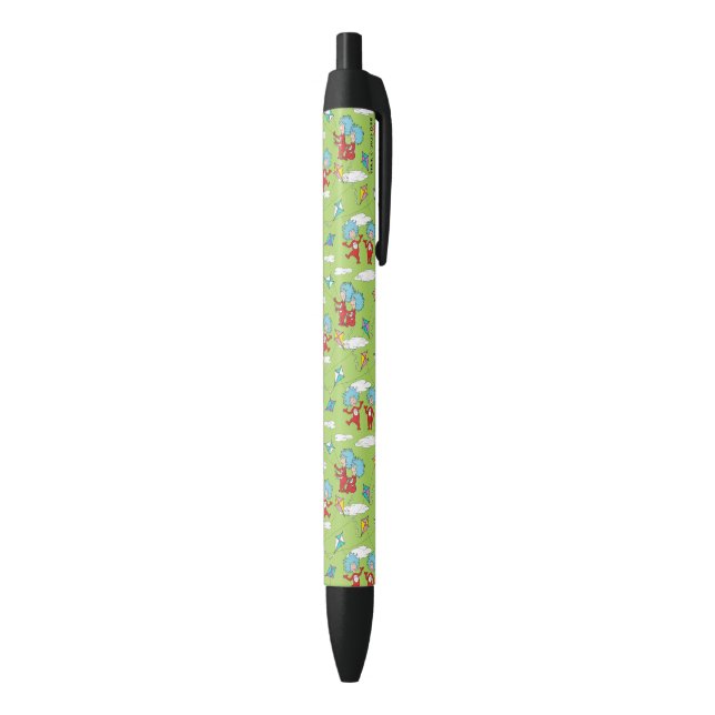Stylo Noir Une chose deux Motif de cerfs-volants (Bas (Vertical))