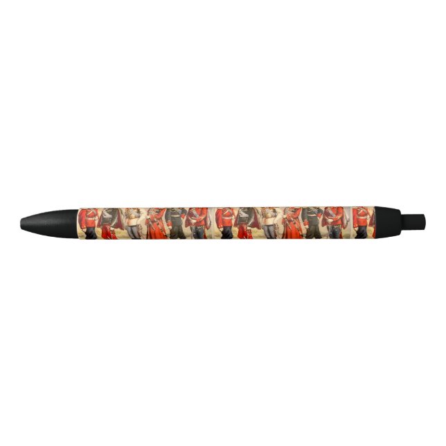 Stylo Noir Uniformes du tsar de Russie  (Devant)