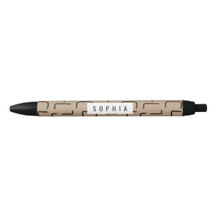 Stylo Noir Urban Geo   Onyx Neutre   Motif Blender