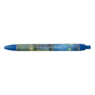 Stylo Noir Van Gogh – Nuit étoilée sur le Rhône – Personnalis