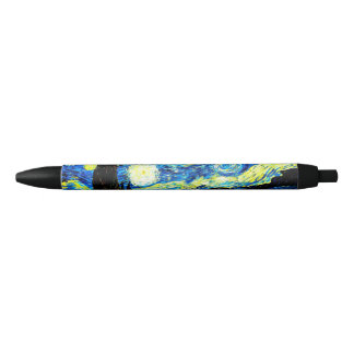 Stylo Noir Van Gogh - Starry Night, célèbre peinture