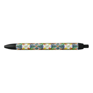 Stylo Noir Vapeurs arc-en-ciel torsadés