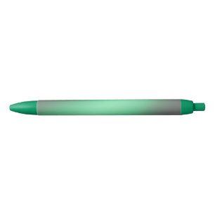 Stylo Noir Vert et gris clair de lune ombre effet