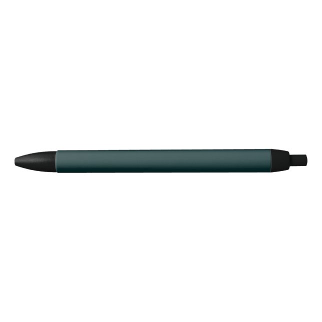 Stylo Noir Vert foncé | vert solide (Devant)