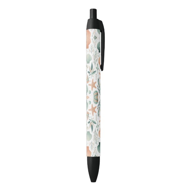 Stylo Noir Vie marine sereine (Bas (Vertical))