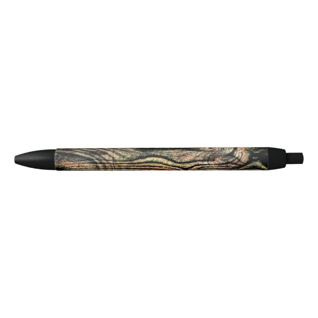 Stylo Noir Vieux bois brûlé (Devant)