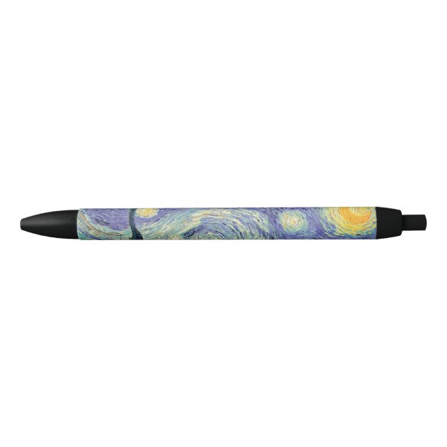 Stylo Noir Vincent Van Gogh/ La Nuit étoilée   (Devant)