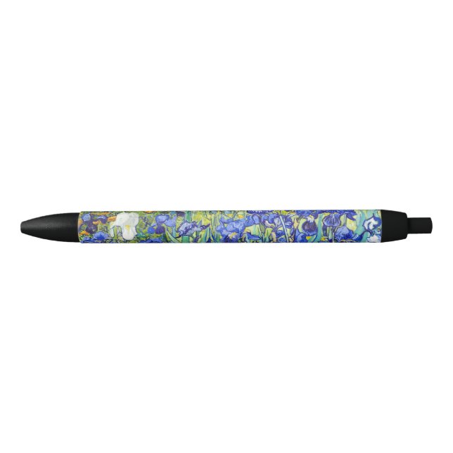 Stylo Noir Vincent Van Gogh peignant les Iris (Devant)