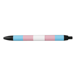 Stylo Noir Visibilité du drapeau de fierté transgenre de Slip