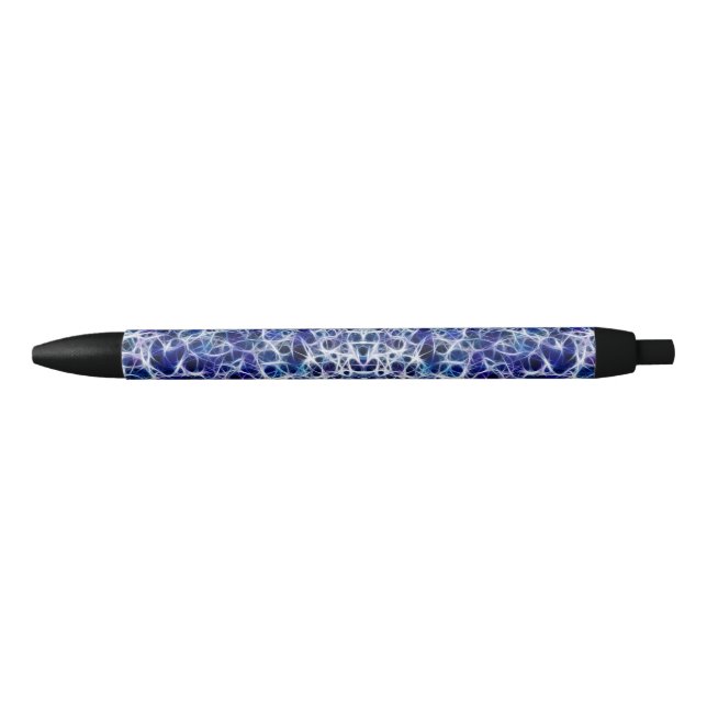 Stylo Noir Voies neurales bleues "nerveuses"/stylo de nerfs (Devant)
