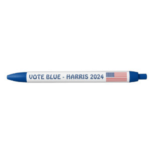 Stylo Noir Vote bleu Élection politique de Kamala Harris 20