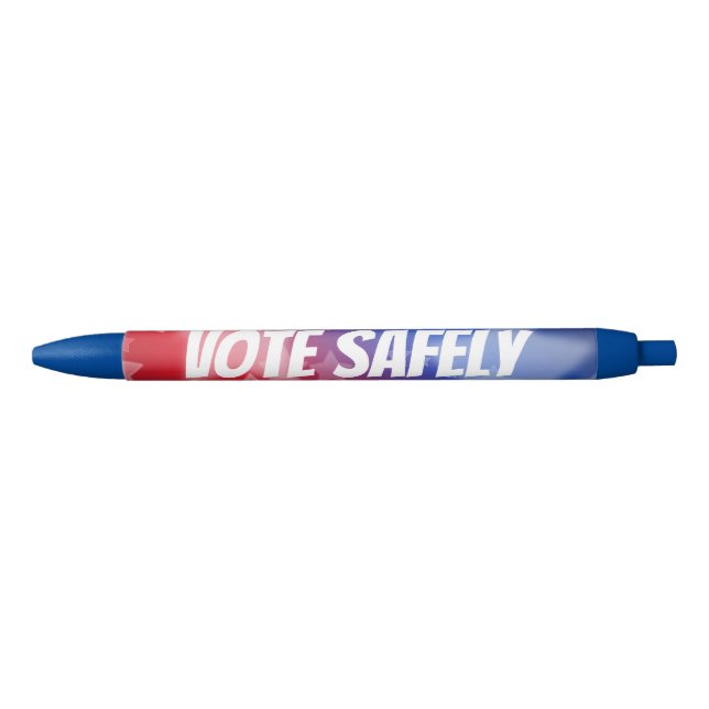 Stylo Noir Voter en toute sécurité (Devant)