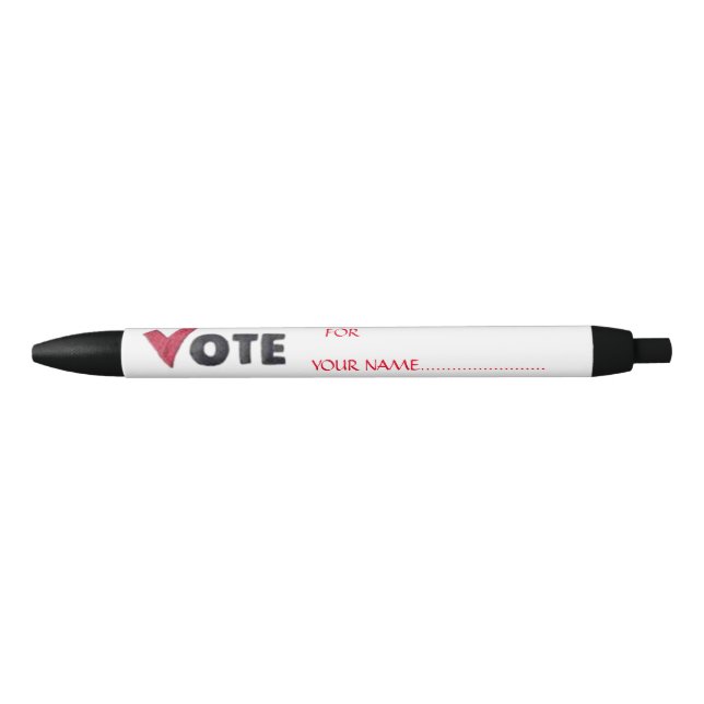 STYLO NOIR VOTER POUR VOTRE CANDIDAT (Devant)