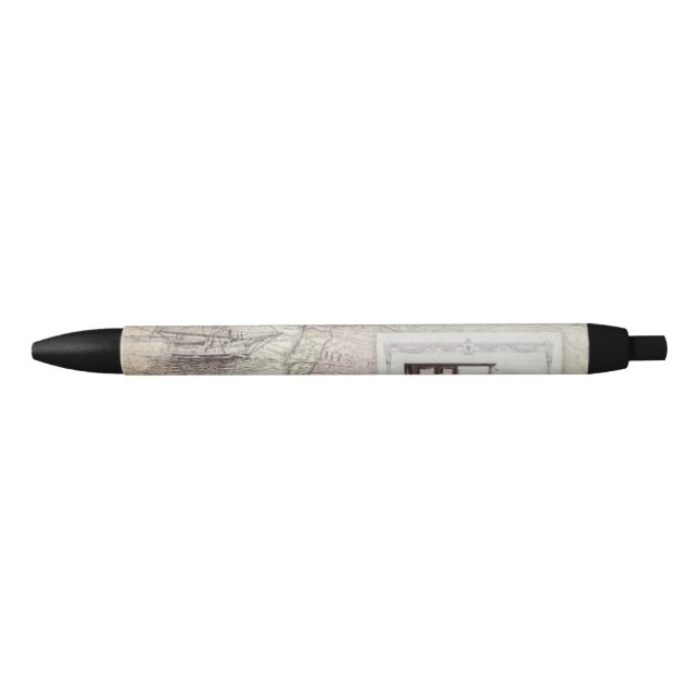 Stylo Noir Voyage vintage   (Devant)