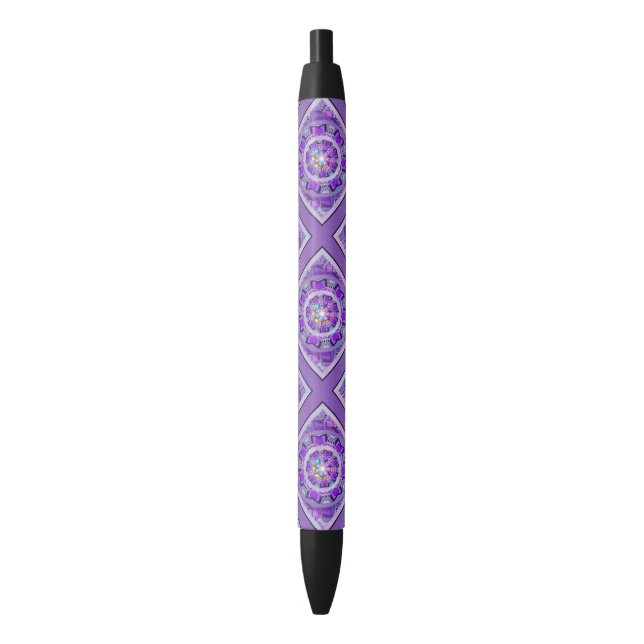 Stylo Noir W2 pourpre (devant Vertical)
