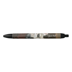 Stylo Noir Westie sur canapé