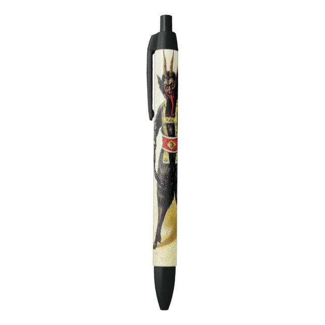 Stylo Noir Wicked Krampus Scary Demon Holiday Christmas Xmas (Haut (Vertical))