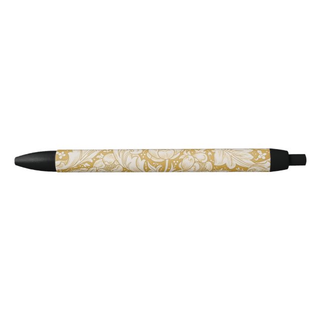 Stylo Noir William Morris Bachelor's Button Flower Classic (Devant)