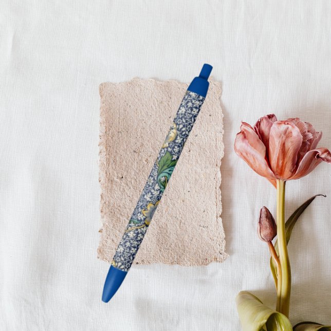 Stylo Noir William Morris Pen Kennet Bleu (Créateur téléchargé)