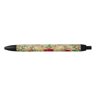 Stylo Noir William Morris Rose & Birds Chintz Rouge