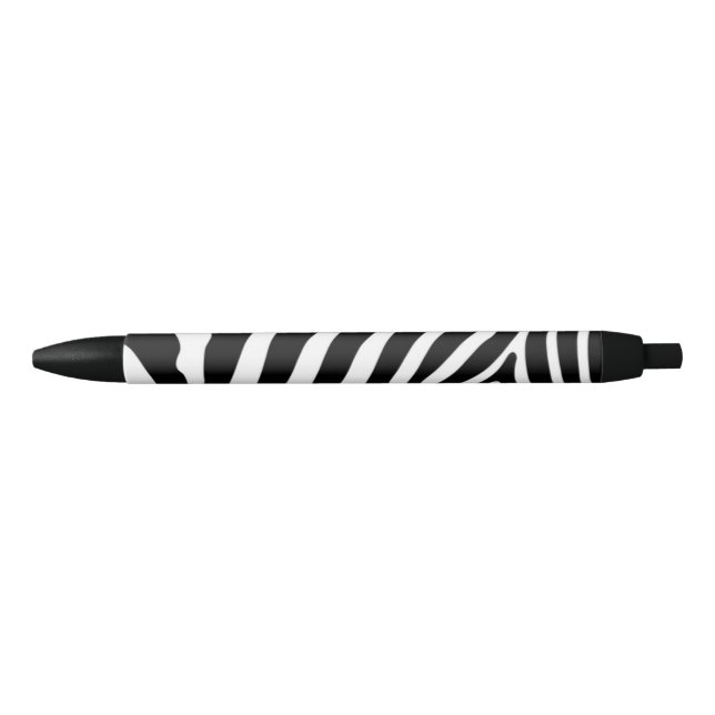 Stylo noir - Zebra Print - Encre noire (Devant)