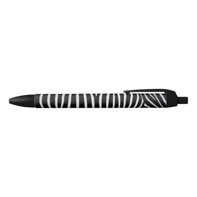 Stylo Noir Zebra Skin (Haut)