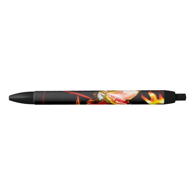 Stylo Noir Zhulong Fire Dragon  (Devant)