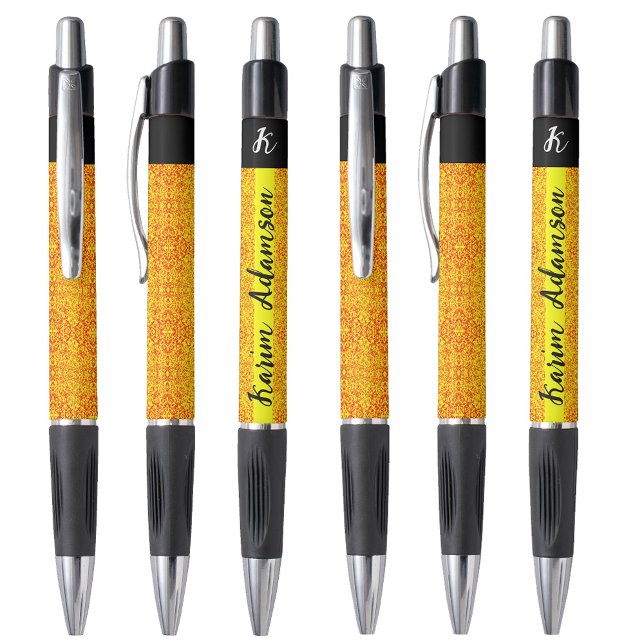 Stylo Nom de monogramme en or moderne, luxe abordable (Modern gold pens
Monogram name pens
Trendy luxury pens
Affordable chic pens
Stylish writing )