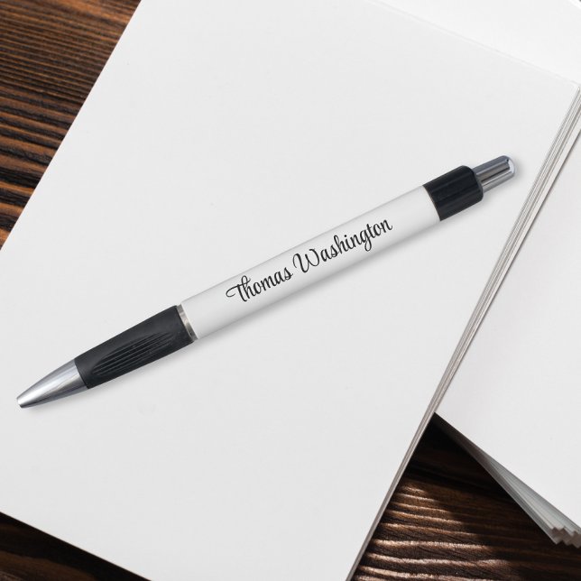 Stylo Nom du monogramme de script moderne (Créateur téléchargé)