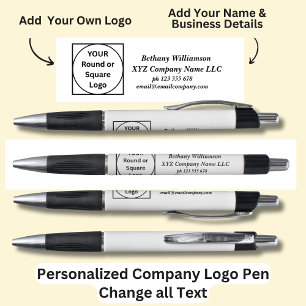 Stylo Nom personnalisé Nom de l'entreprise Nom et courri