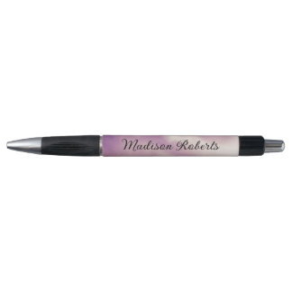 Stylo Nom personnalisé violet 