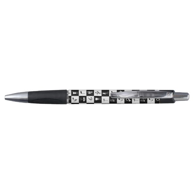 Stylo Notes et instruments de musique moderne et élégant (Dos)