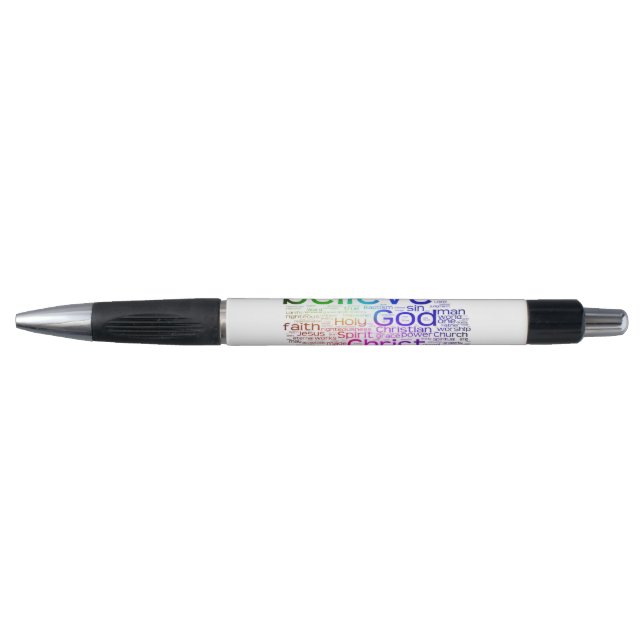 Stylo nuage de mots chrétiens (Devant)