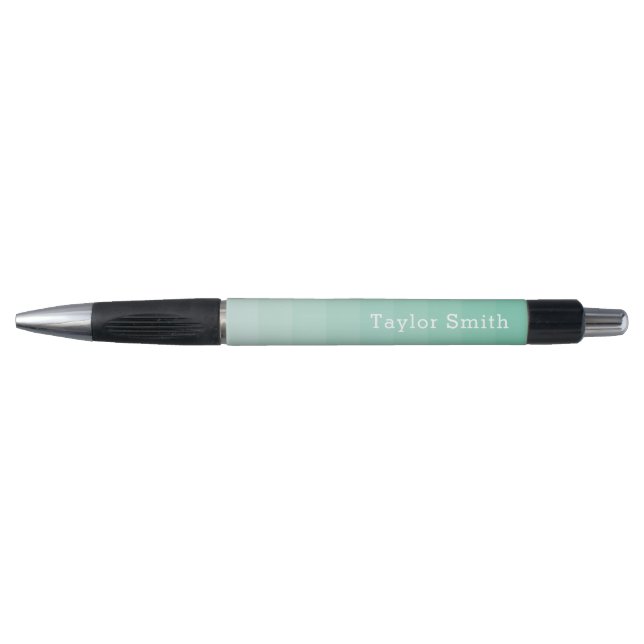 Stylo Nuances de mousse de mer de bandes vertes jeunes (Devant)