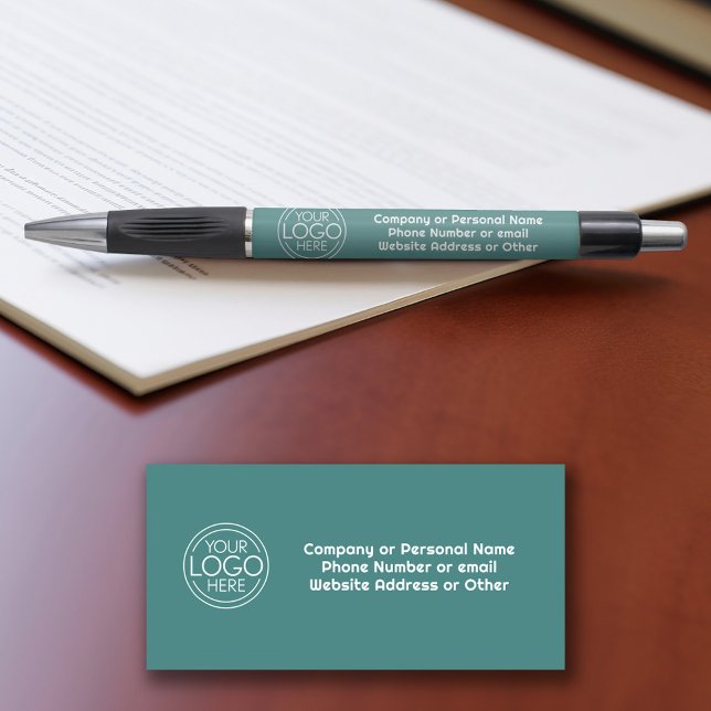 Stylo Office Business Logo 3 lignes Texte pouvant modifi (Custom logo pens - Personalized Promotional products)