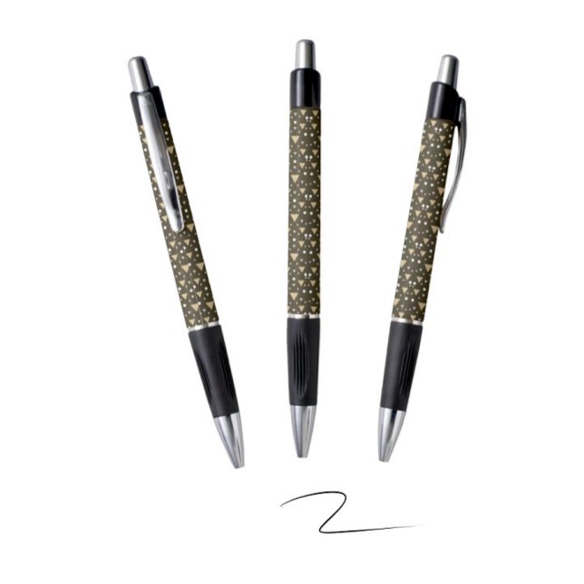 Stylo Olive Geometry Luxe (Créateur téléchargé)