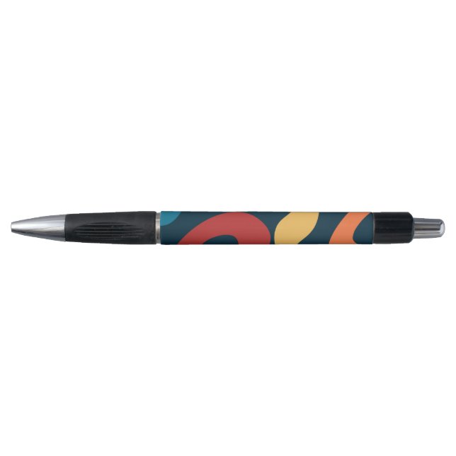 Stylo Ondes abstraites colorées (Devant)