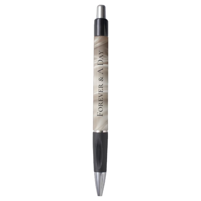 Stylo Or Magnifique Champagne Faux Satin Mariage (Devant (Vertical))