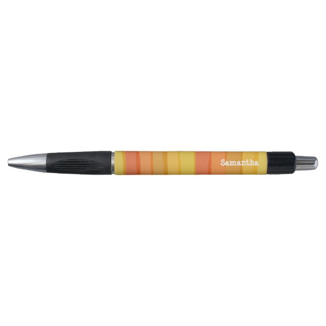 Stylo Orangé et jaune (Devant)