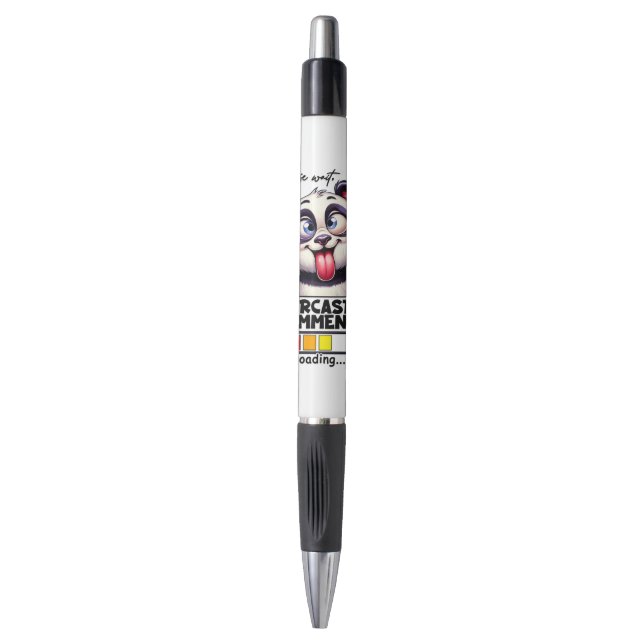 Stylo Ours de panda d'art sarcastique (Devant (Vertical))