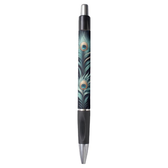 Stylo Panache de paon (Devant (Vertical))