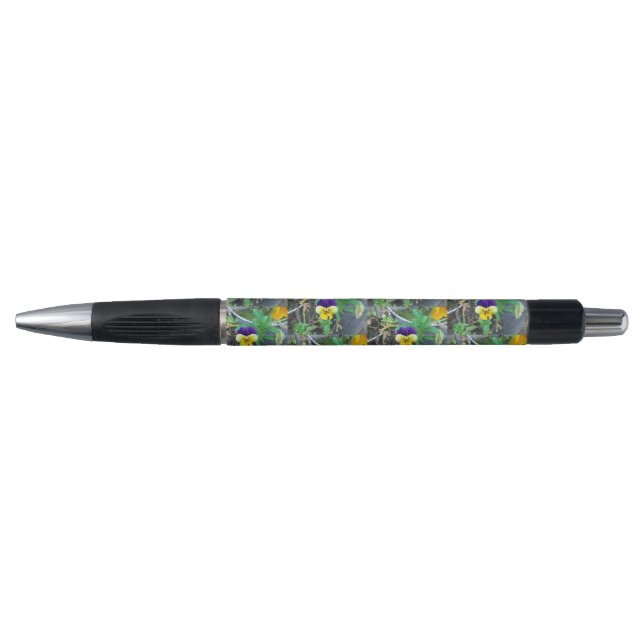 Stylo Pansy Violet et Jaune (Devant)