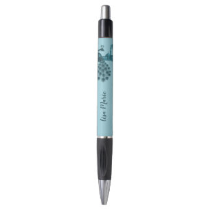 Stylo Paon Bleu Romantique