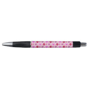 Stylo Papillons et fleurs roses pour bébé fille à motifs
